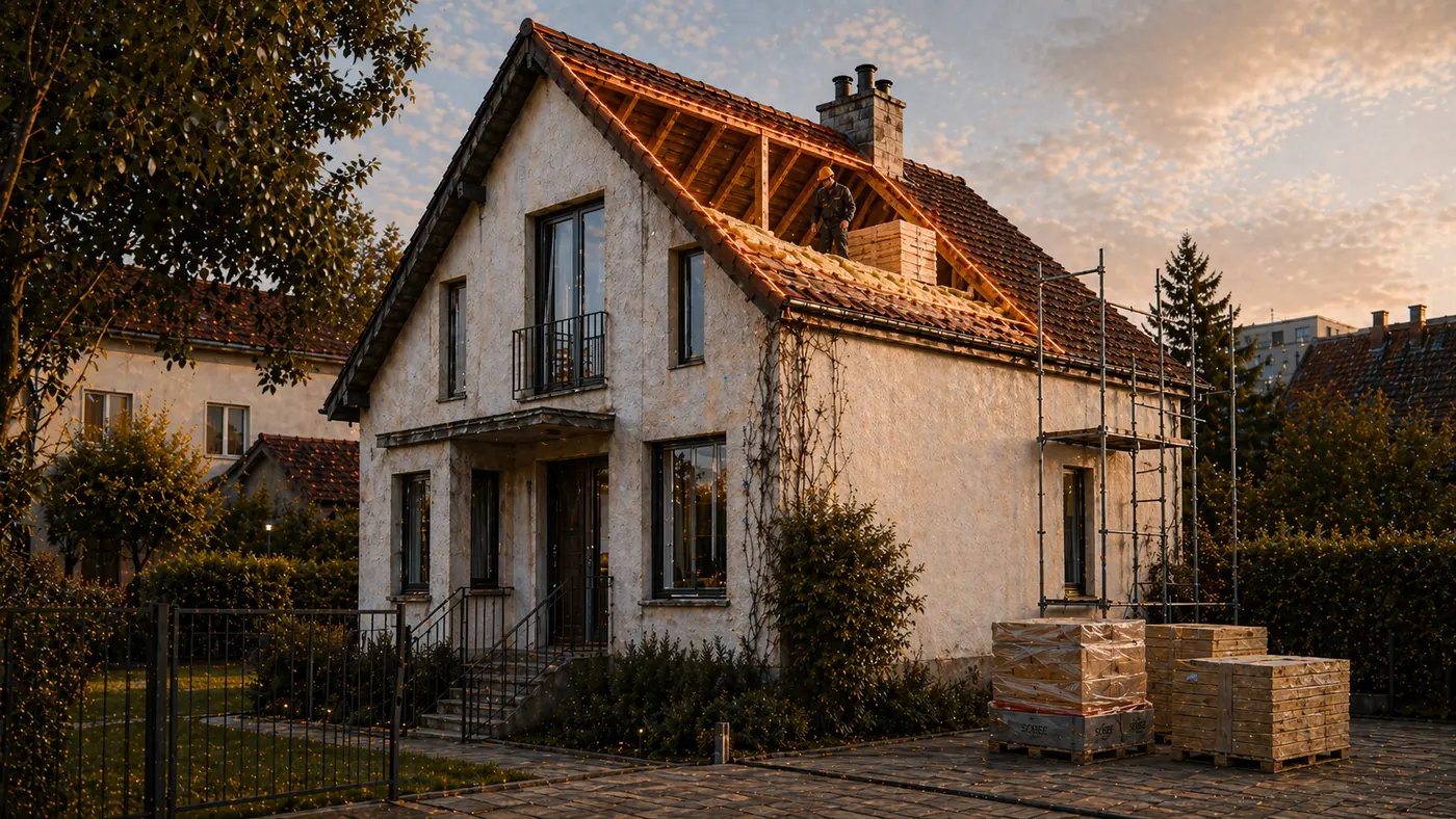 Étape 2 du chantier de rénovation énergétique d’une maison